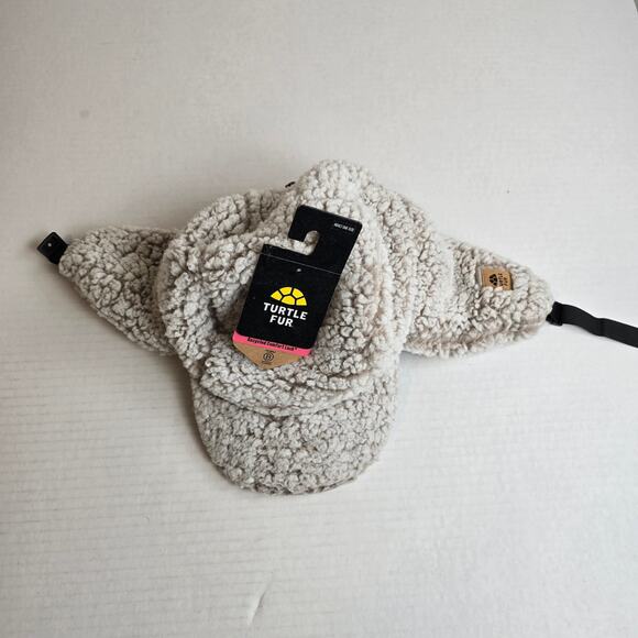 Turtle Fur Comfort Lush Backcountry Trapper Hat Adult One Size Natural Plush - Picture 2 of 6